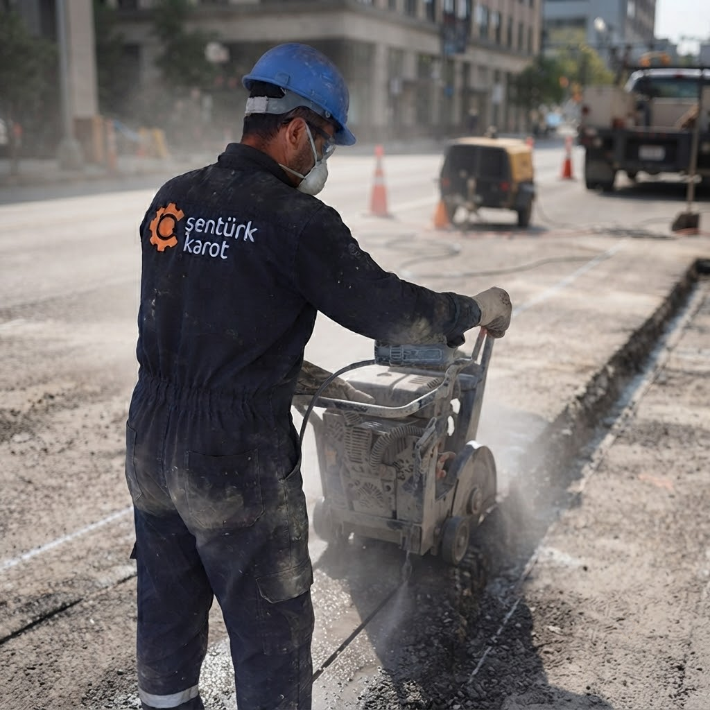 Sarıyer Kazım Karabekir Asfalt Kesme çalışması